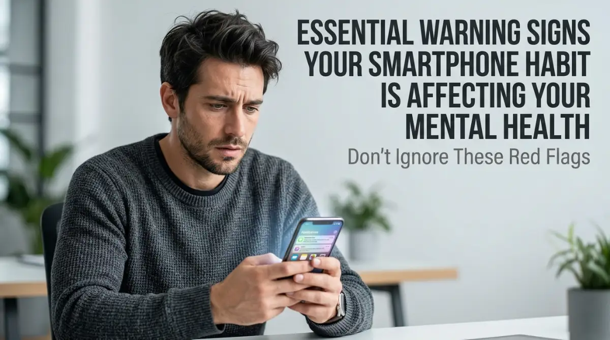 Essential Warning Signs That Your Smartphone Habit Is Silently Affecting Your Mental Health